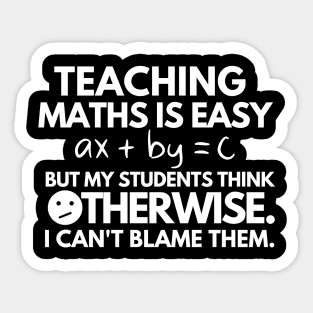 Funny maths! Sticker